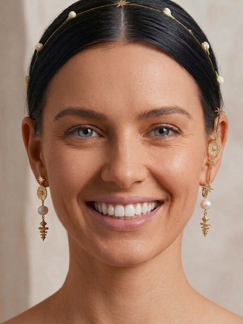 Star trail earcuffs