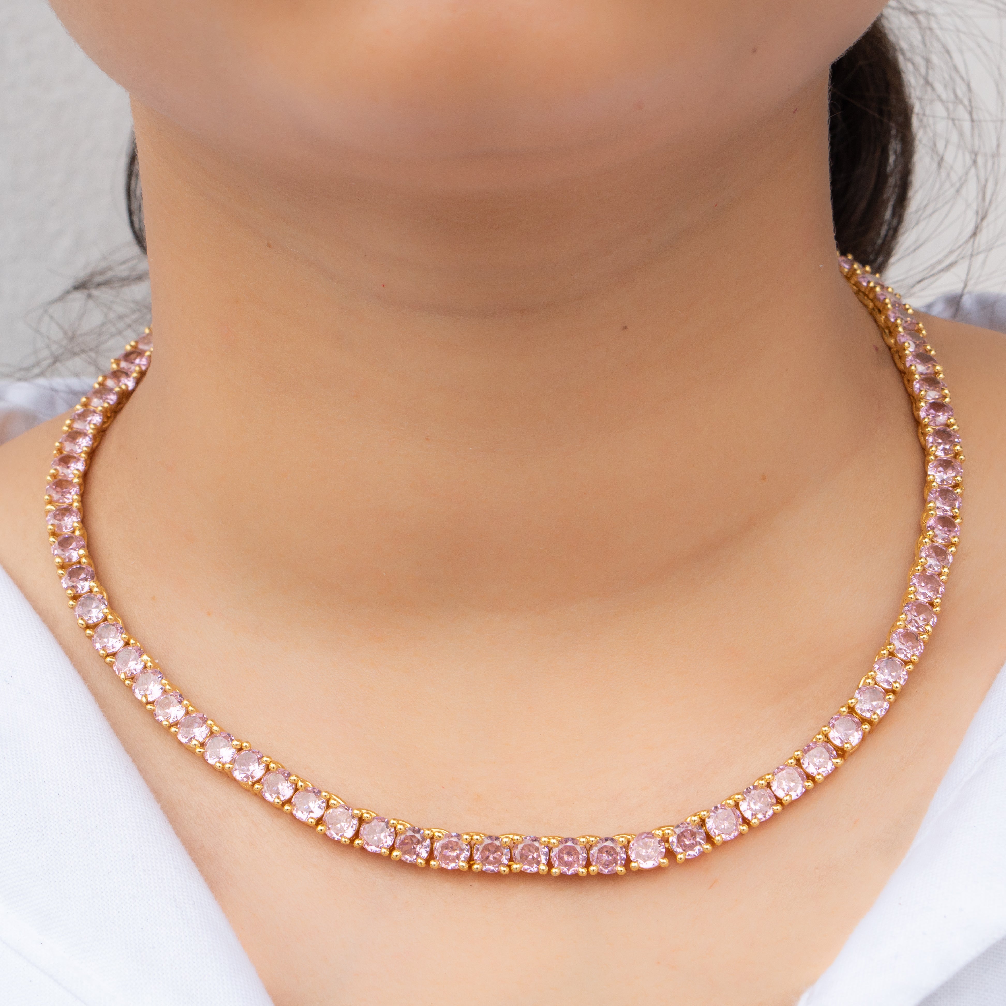 Blush glow necklace
